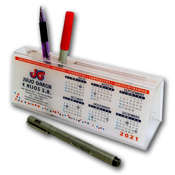 Calendario posalapiz de escritorio